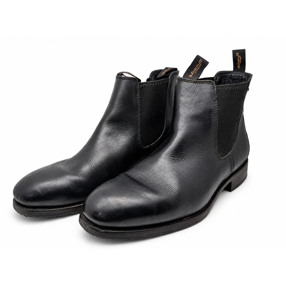 Dubarry Kerry Chelsea Boots Mens EU 46 Black Leather Gore-Tex Pull On
